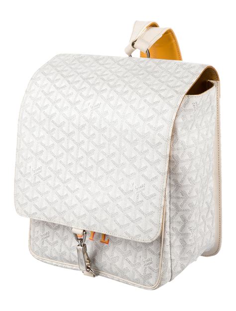 goyard backpack white|goyard backpacks for women.